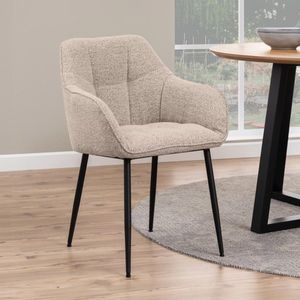 Sohome Eetkamerstoel - set van 2 - Maricruz - Bouclé - Beige