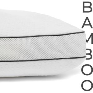 Doctor Fit Boxkussen - Bamboe - 60x70x5 cm