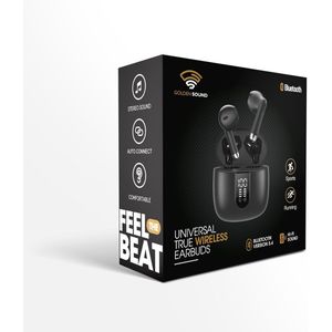 Golden Sound Classic Pro - Oortjes draadloos - Draadloze oordopjes - Oortjes - Zwart