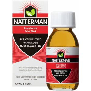 Natterman Hoestdrank Bronchicum Extra Sterk Met Codeïne - 3 x 100 ml