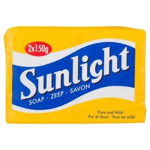 Sunlight - Huishoudzeep - Geel - 3 Pakjes van 2x 150 Gram