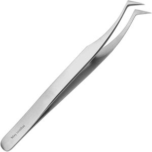 Technische Gebogen en Puntig Pincet voor Modelbouw en Fijnmechanica - Roestvrij Staal