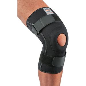 Kniemouw met Open Patella en Spiraal Stays - Zwart - Medium
