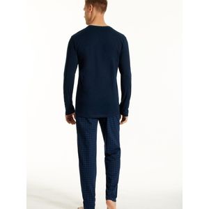 Schiesser Uncover Pyjama lange broek - 804 Blue - maat 3XL (3XL) - Heren Volwassenen - 100% katoen- 177163-804-3XL