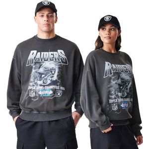 New Era - NFL Boxy Washed - Sweatshirt - Grijs