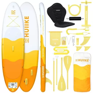 Opblaasbaar SUP-board 330x76x15 Cm | Draagvermogen 150 Kg | Incl. Pomp, Peddel, Kajakzitting, Leash & Reparatieset