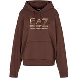 EA7 - Train Visibility W - Sweatshirt - Bruin - Casual - Katoen