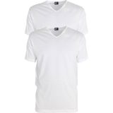 Alan Red - Vermont Extra Lange T-Shirts Wit (2Pack) - Heren - Maat L - Regular-fit