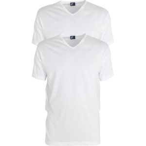 Alan Red - Vermont Extra Lange T-Shirts Wit (2Pack) - Heren - Maat L - Regular-fit