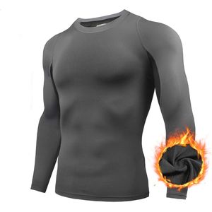 Heren compressieshirt lange mouwen voor sport en outdoor