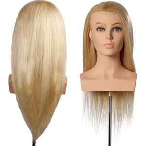 Echt Haar Oefenhoofd - Voor Professioneel Gebruik