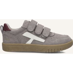 Ton & Ton Jongens Lage sneakers Filip - Grijs - Suède - Maat 26