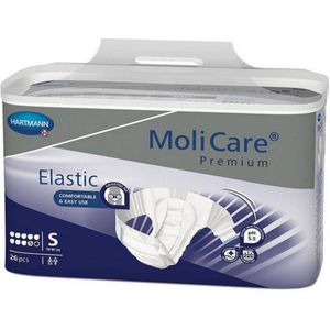 Hartmann - Molicare Premium Slip Elastic - Incontinentiemateriaal - 9 Druppels - Small - 3 Pakketten van 26 Stuks