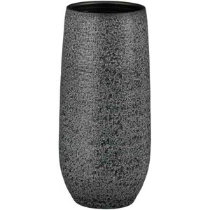 Mica Decorations Bloempot Enrique - 23x23x50 cm - Terracotta - Grijs