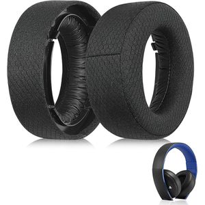 Professionele Vervangende Oorkussens - Geschikt voor Sony PS5 Pulse 3D Draadloze Headset - Ademend Stof - Hoogwaardige Schuim - Duurzame Vervangende Oorkussens