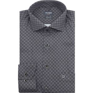 Olymp - 129884 - Overhemd - Grijs - Lange Mouw