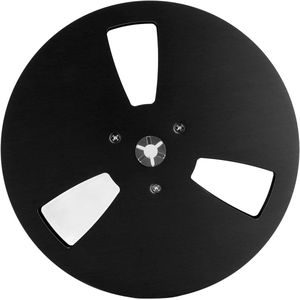 7 Inch Open Aluminium Audio Tapespoel voor TEAC (Zwart)