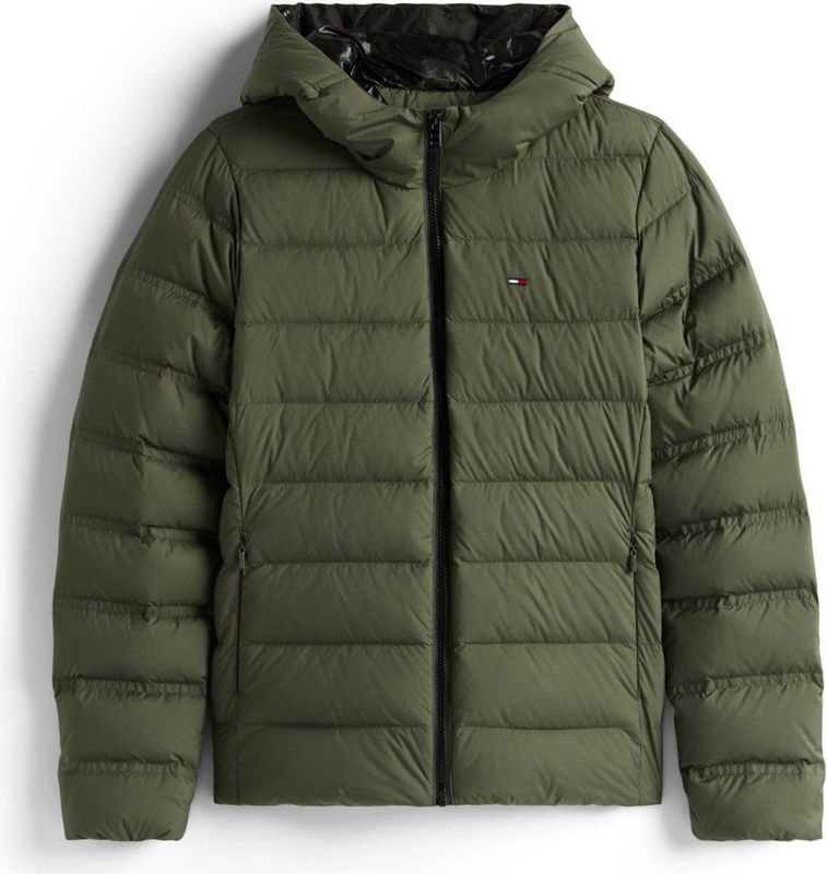 Tommy Jeans - Gewatteerde Jas - Navy - Slanke Pasvorm