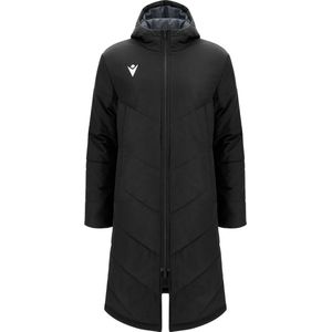 Macron Northland Long Coach Jacket Heren - Zwart | Maat: 3XL