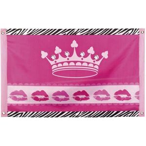 Vlag Princess Pink (60 X 90 Cm)