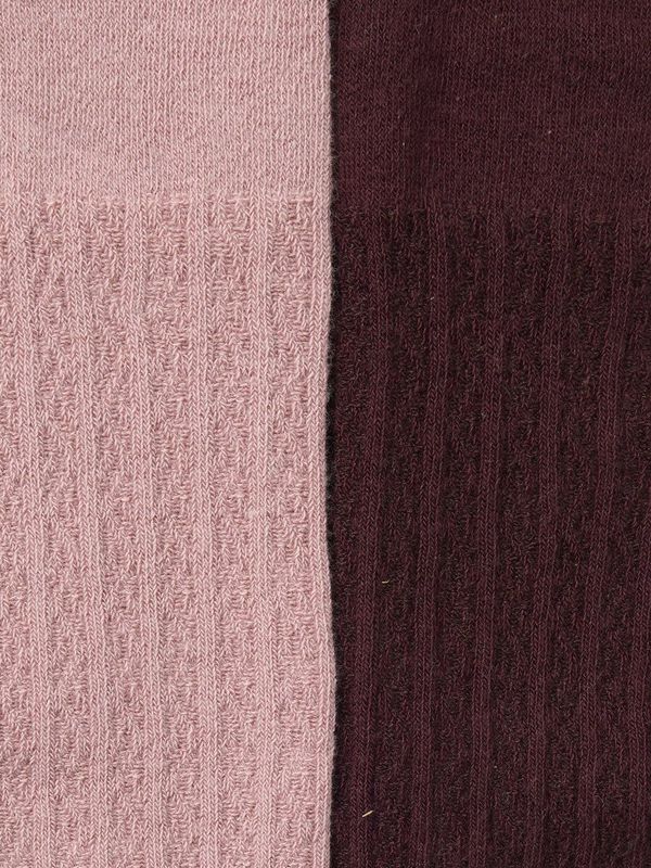 Vertbaudet Set van 2 paar gedraaide panty's voor meisjes