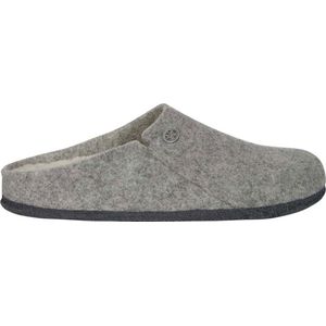 Birkenstock - Zermatt - Pantoffels - Grijs - Wolvilt - Shearling Footbed