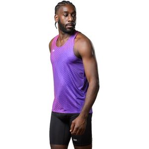 42k Running Apex Mouwloos T-shirt Paars XS Man