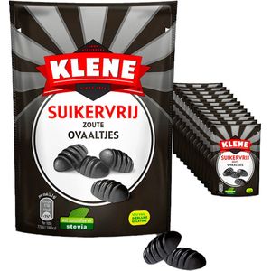 Klene | Zoute Ovaaltjes | Suikervrij | 12 stuks | 12 x 110g