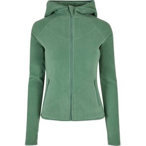 Urban Classics - Polar Fleece Vest met capuchon - XS - Groen