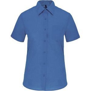 Kariban Overhemd in onderhoudsvriendelijk polykatoen-popeline korte mouwen dames K548 - Cobalt Blue - XS