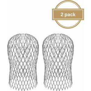 Lixus Goods Dakgootbeschermer - Bladvanger Regenpijp - Bladvanger - 2 stuks - Bladfilter Dakgoten - Boldraadrooster - Dakgoot