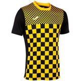 Joma - Flag III - T-shirt - Geel - Korte Mouwen - Herenmodel