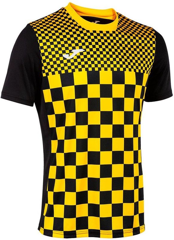 Joma - Flag III - T-shirt - Geel - Korte Mouwen - Herenmodel