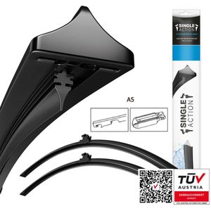 SingleAction Ruitenwissers | Audi S6, bj 06.2006 - 08.2011