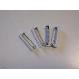 Hobby & Crafting Fun - Brochespelden - Zilverkleurig - Foam Tape - Zakje 4st