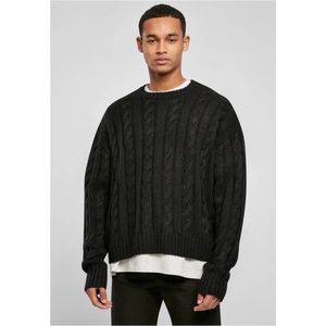 Urban Classics - Boxy Sweater/trui - S - Zwart