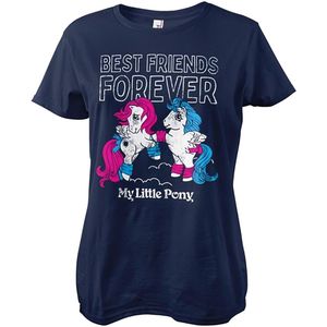 My Little Pony Damen Best Friends Forever Girly Tee Navy-S