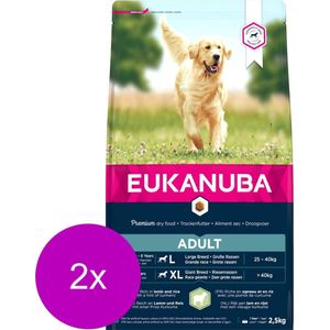 Eukanuba Adult Large Breed Lam&Rijst - Hondenvoer - 2 x 2.5 kg