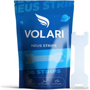 Anti Snurk Neusstrips & Neuspleisters – Nasal Strips voor Beter Neusademhaling, Sport & Slaap – Hypoallergeen – 30 stuks – Transparant – Volari