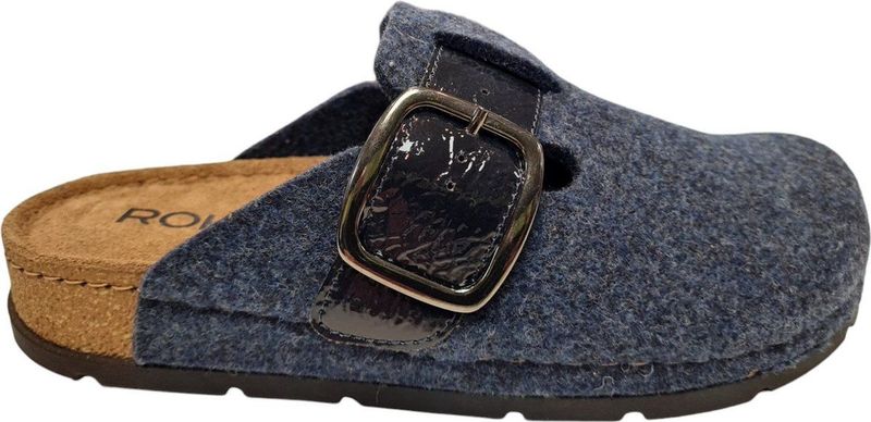 Rohde - 6012 Pantoffels - Jeans - Textiel