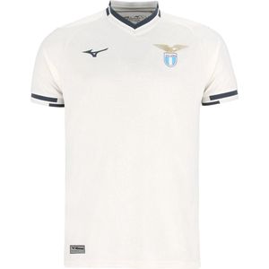 Mizuno - Lazio 25/26 - Weg T-shirt - Wit - Met Korte Mouwen