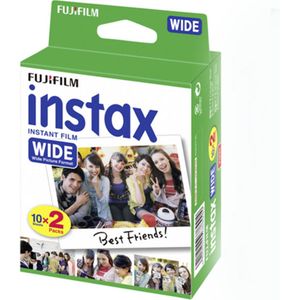 Fujifilm Instax Wide Film - 4 pack 10 x 2 - Geschikt voor 80 foto's