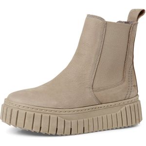 Tamaris dames Chelsea laars 1-25445-45 200 leren enkellaars dames grijs