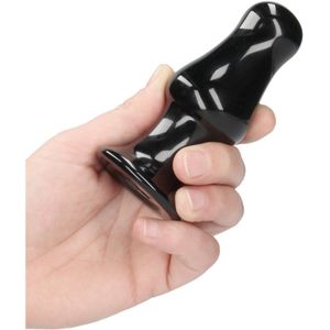 Missy - Glass Vibrator - With Suction Cup and Remote - Rechargeable - 10 Speed - Black