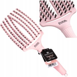 Olivia Garden Fingerbrush Pastel Pink Large - Haarborstel