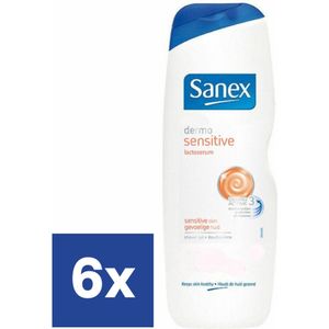 Sanex Dermo Sensitive Douchegel - 6 x 1000 ml