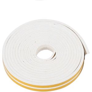Tochtband 10 Meter - Zelfklevend - Tochtrol - Tochtstrip - Tochtwering - Tochtstrip Voor Deuren En Ramen - Energiebesparing - Hoogwaardig Foam - Woning Verduurzamen - Wit - E-Profiel