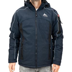 Nordberg Ole dark navy melange maat XL,  heren jacket, outdoor.