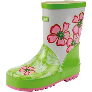 Gevavi Boots - Emma meisjeslaars rubber groen/wit - Maat 29