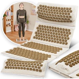 Lexium Spijkermat – Acupressuur Mat - Spijkerbed - Acupunctuur Kussen - Shakti Massage - Massage & Ontspanning -